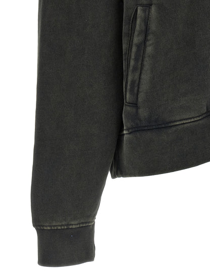 Sweatshirt Hoodie by Entire Studios for women in cotton gray features an luminous silhouette, showcasing a sophisticated and for a truly luminous look.