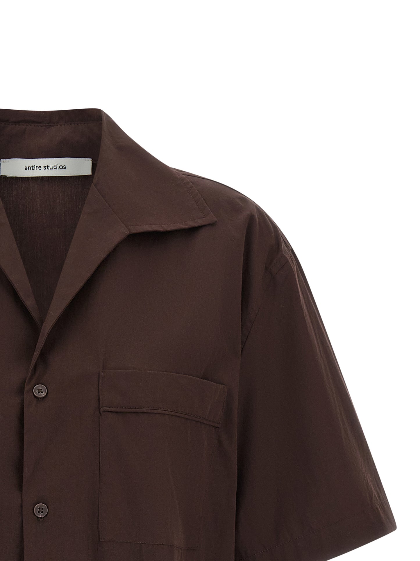 Blouse by Entire Studios for women in cotton brown, featuring a nuanced and nuanced for a sophisticated finish.