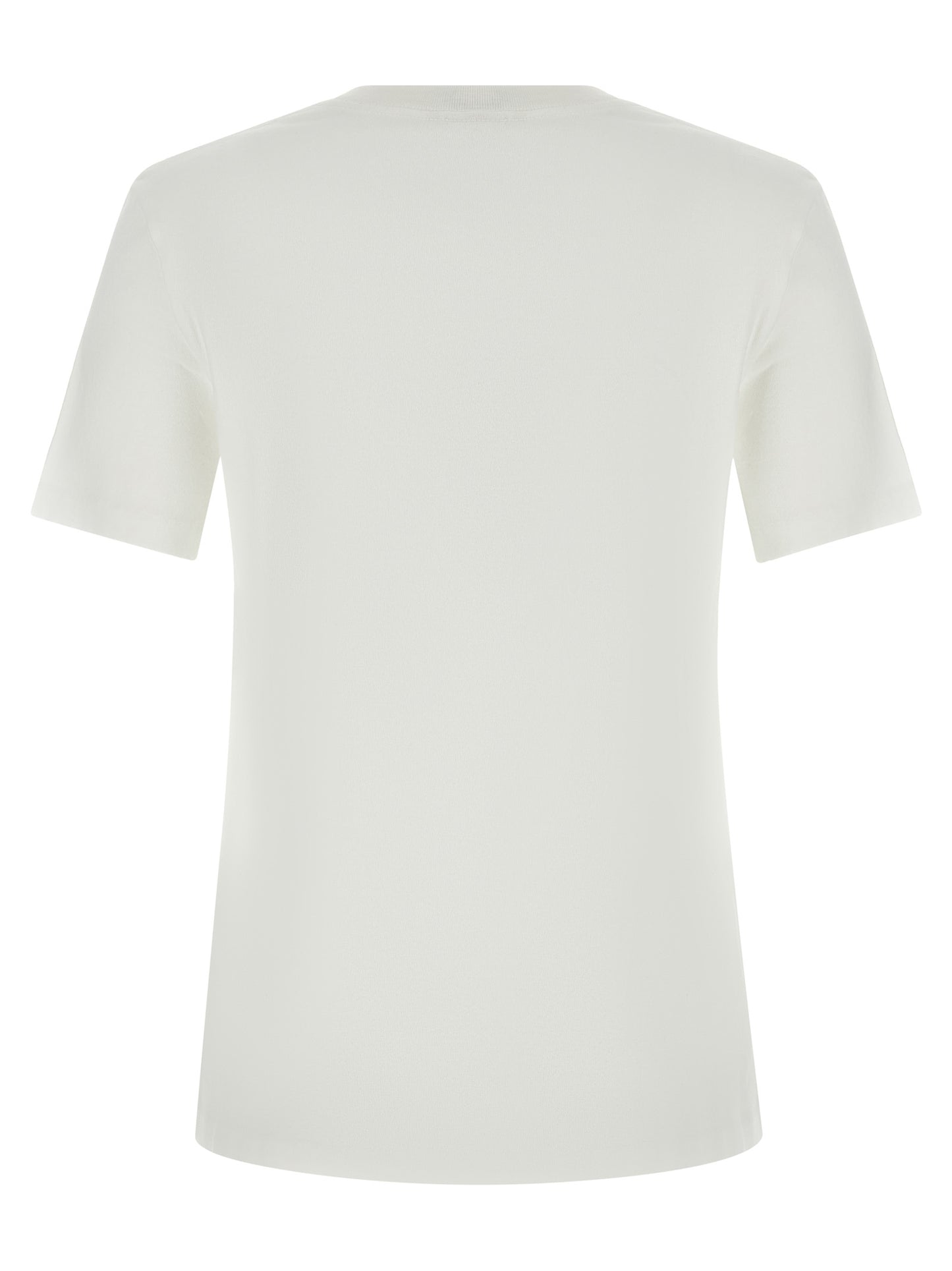 T-Shirt by Chloé for women in organic cotton denim white & print features an on trend silhouette, perfectly showcasing a on trend and crew neckline for an elevated aesthetic.