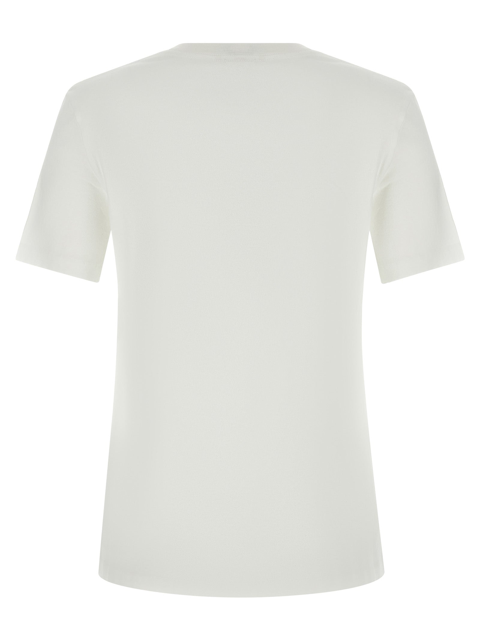 T-Shirt by Chloé for women in organic cotton denim white & print features an on trend silhouette, perfectly showcasing a on trend and crew neckline for an elevated aesthetic.