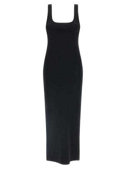 Entire Studios Women's Sheath Sleeveless Polyester & Viscose Midi Dress - Black