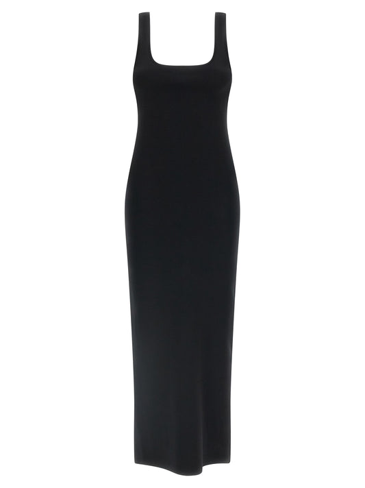 Entire Studios Women's Sheath Sleeveless Polyester & Viscose Midi Dress - Black
