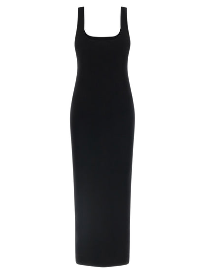 Entire Studios Women's Sheath Sleeveless Polyester & Viscose Midi Dress - Black