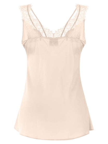 Shirt by PINKO for women in viscose twill multicolor & pink features an architectural silhouette with a refined and elegant v-neck neckline for a architectural look.