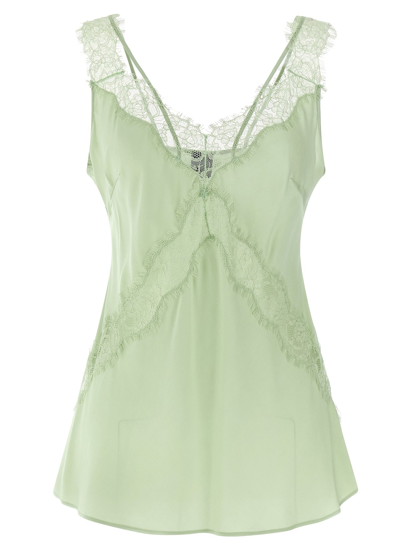 Blouse by PINKO for women in viscose twill bicolour & green features an polished silhouette, showcasing a sophisticated v-neck neckline and detail for a truly polished finish.
