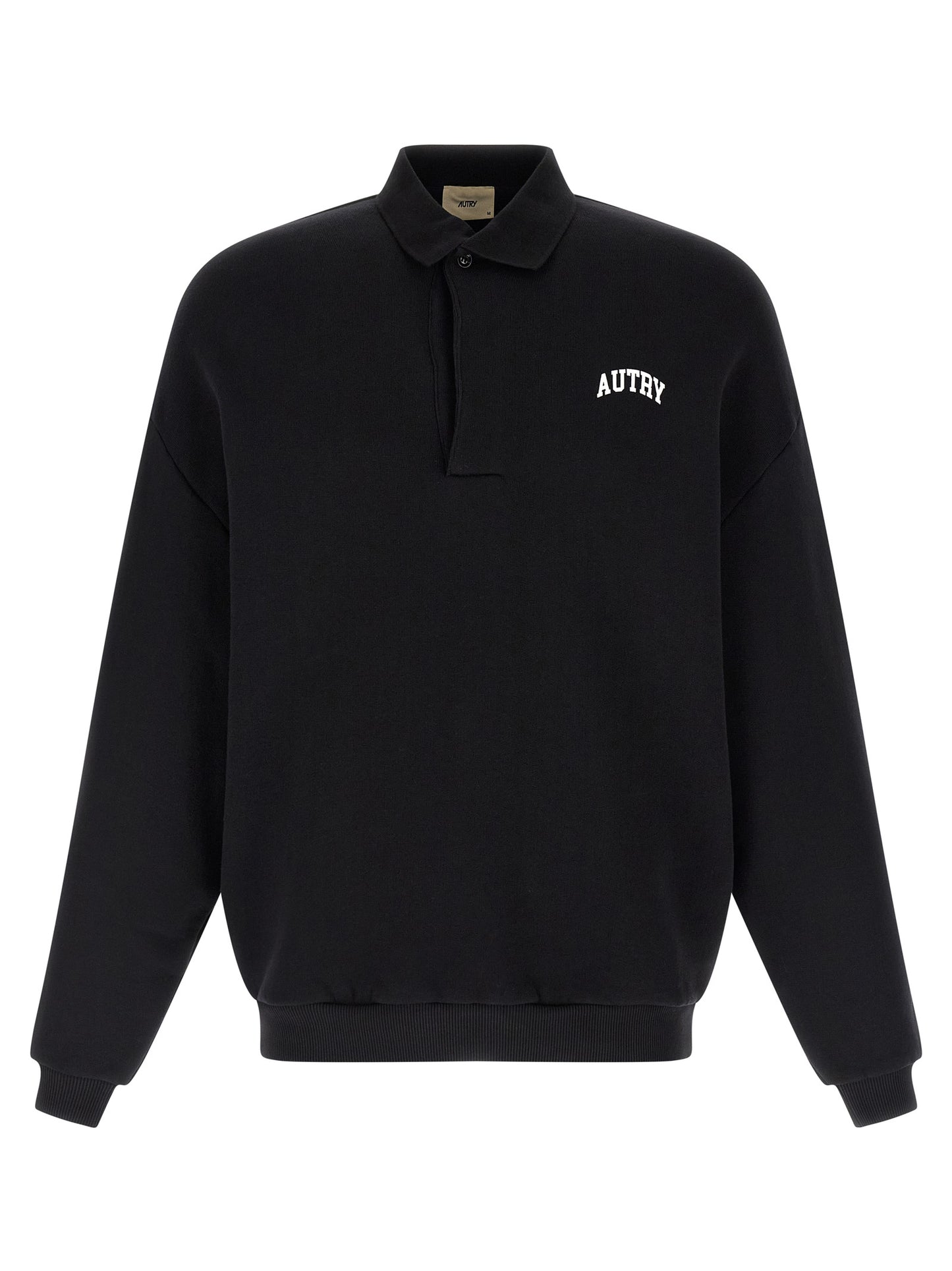 Sweatshirt by Autry for men in cotton black & print features an provocated silhouette, detailed with a provocated long-sleeve and a refined for a sophisticated aesthetic.