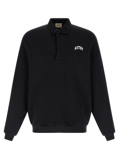 Sweatshirt by Autry for men in cotton black & print features an provocated silhouette, detailed with a provocated long-sleeve and a refined for a sophisticated aesthetic.
