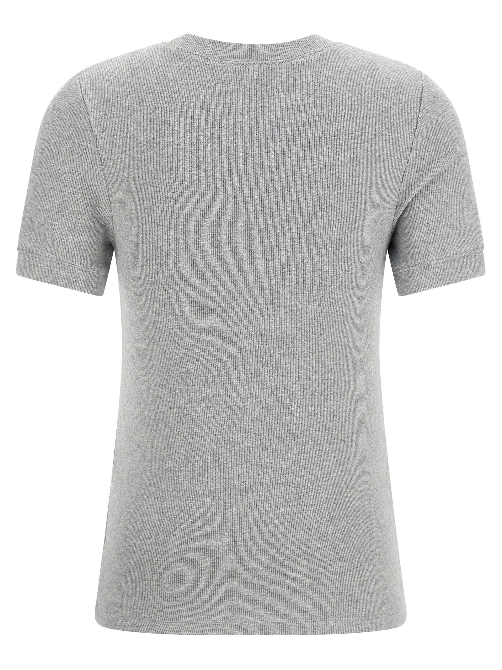 T-Shirt by Entire Studios for women in stretch cotton gray features a plush silhouette, showcasing a sophisticated crew neckline and for a truly plush finish.