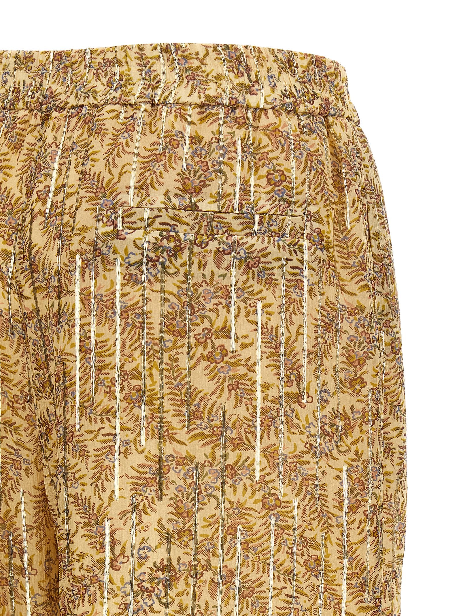 Casual Pants by Valentino Garavani for women in metallized fiber & silk multicolor, paisley & print features a refined silhouette with a refined wide, defined by a and a refined long for a refined finish.