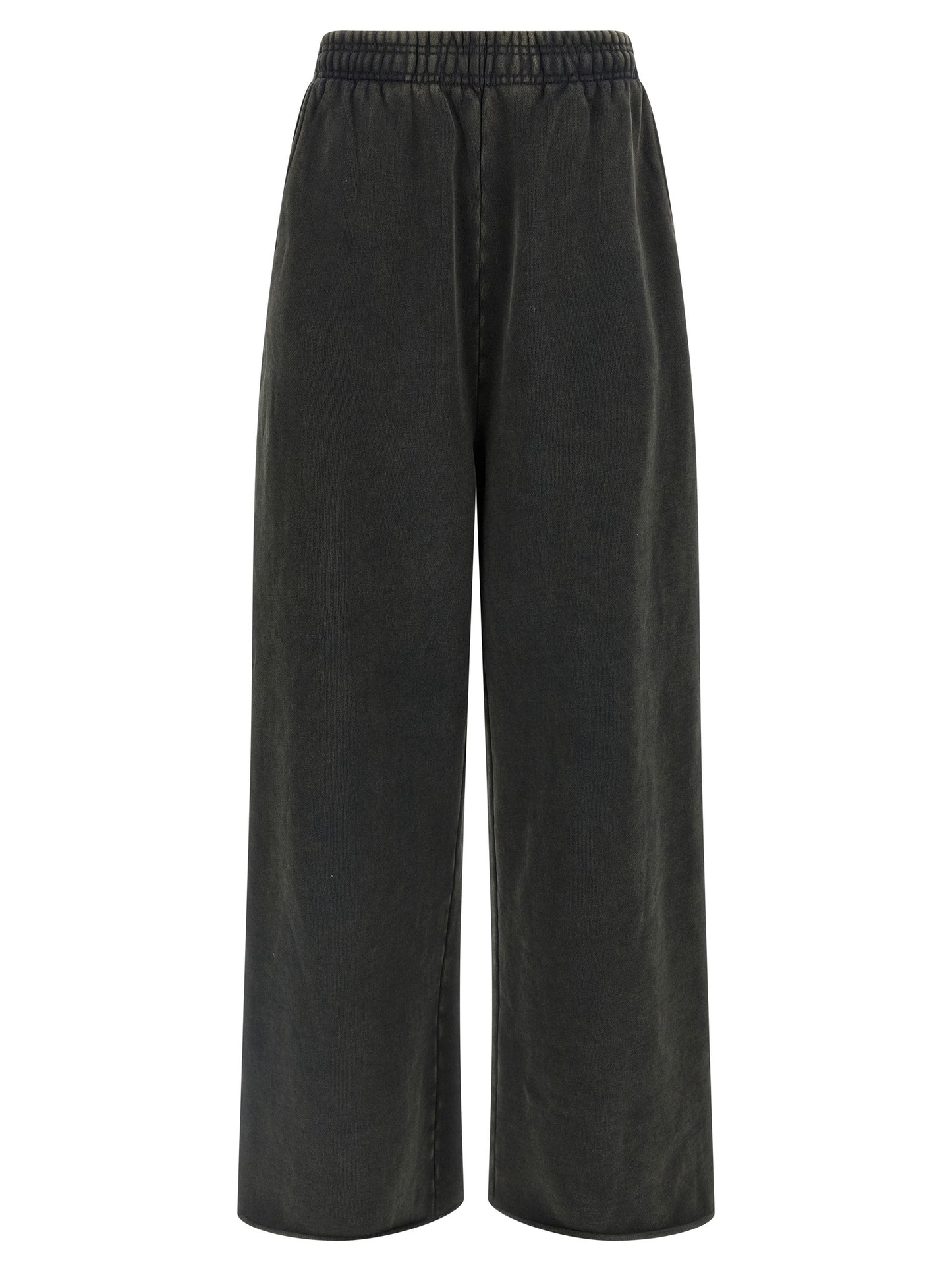 Joggers by Entire Studios for women in organic cotton black presents a refined pantology silhouette, artfully defined by a refined pantology straight-leg & wide, long, and a sophisticated .