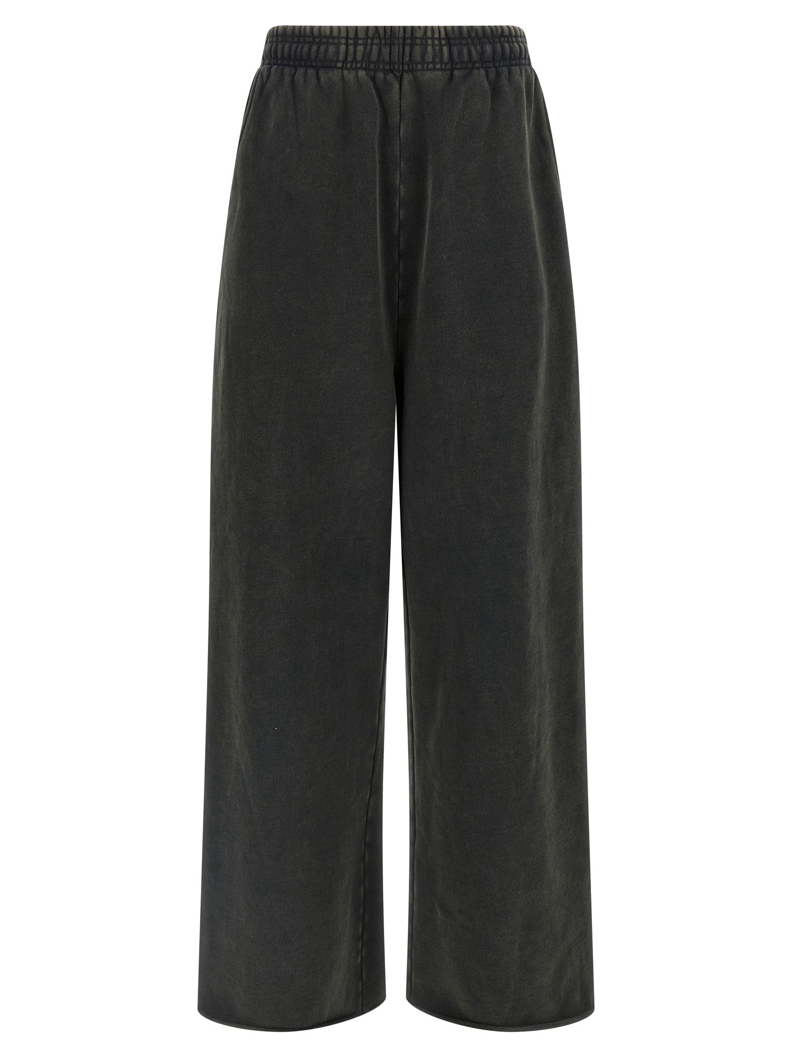 Joggers by Entire Studios for women in organic cotton black presents a refined pantology silhouette, artfully defined by a refined pantology straight-leg & wide, long, and a sophisticated .