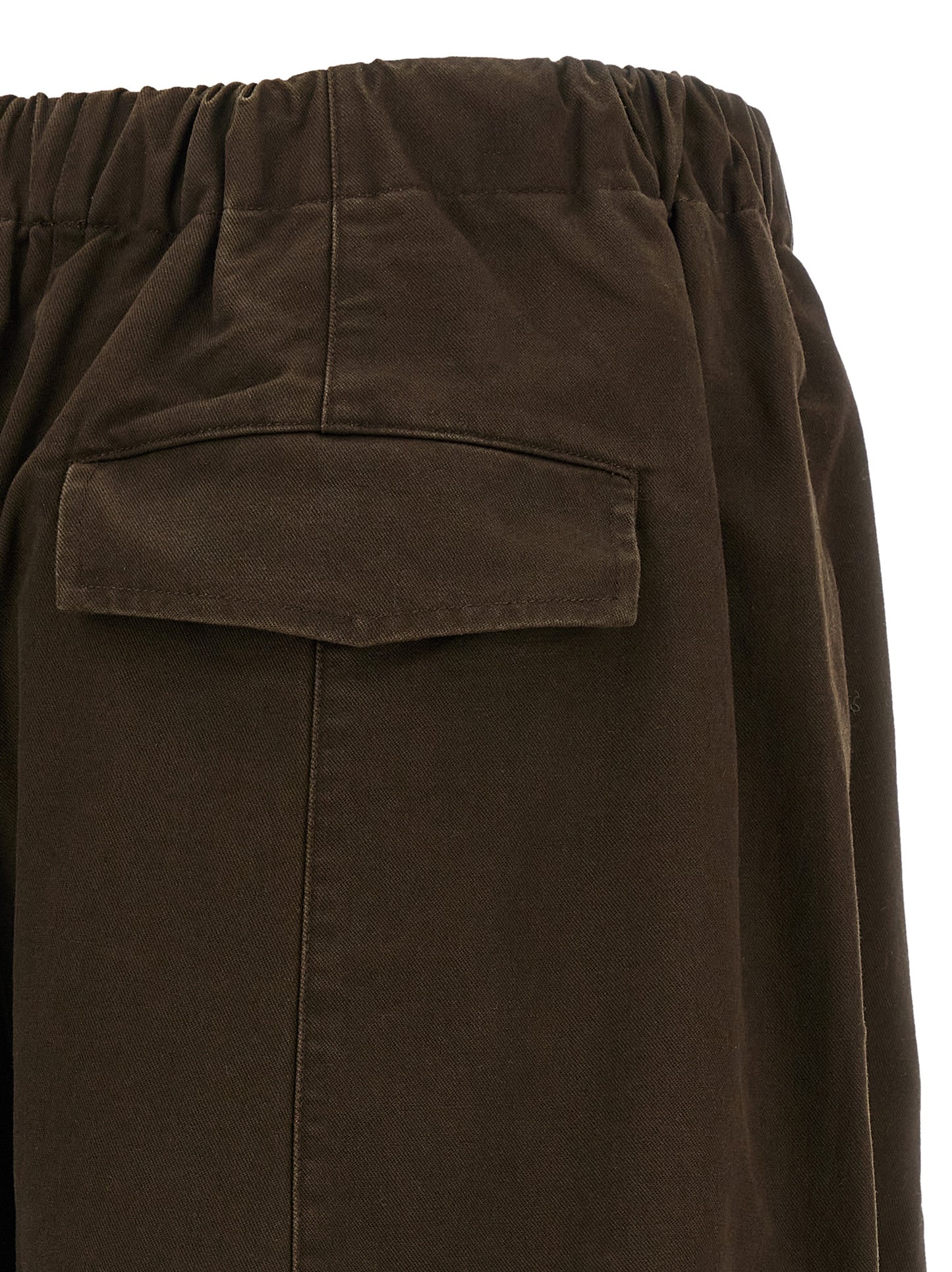 Casual Pants by Entire Studios for women in cotton brown features a polished silhouette with a polished , reaching a polished long and finished with a polished .