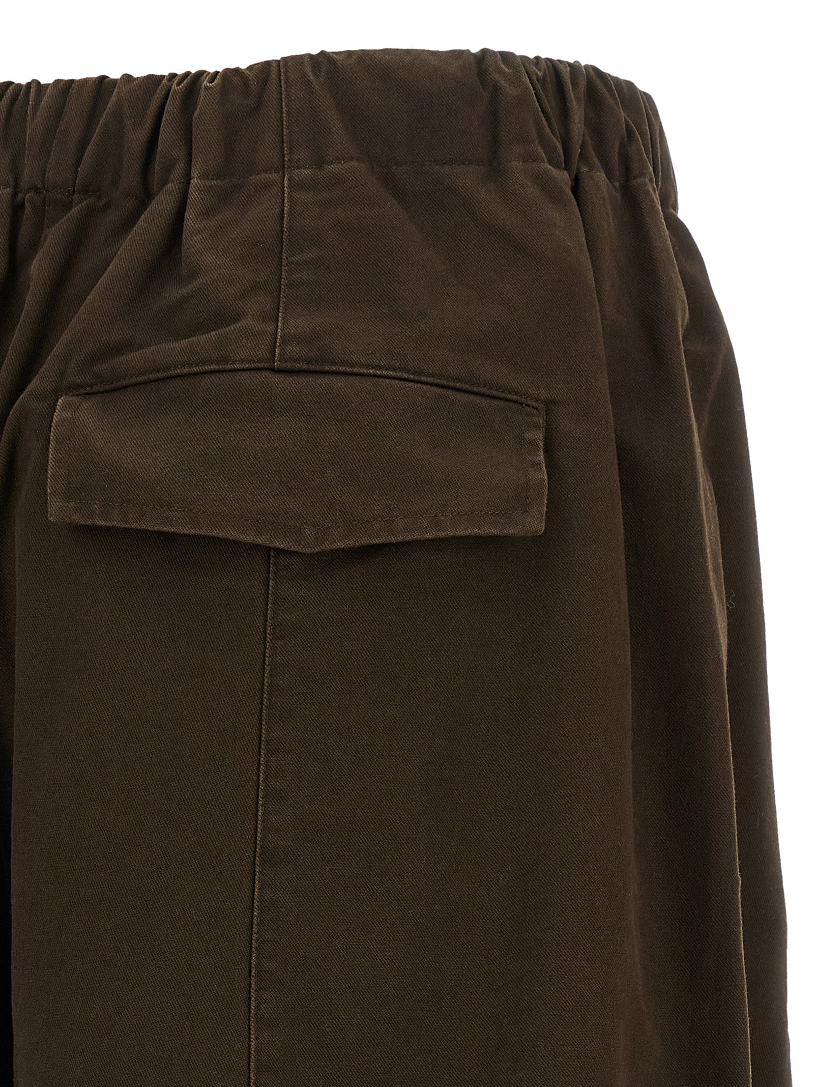 Casual Pants by Entire Studios for women in cotton brown features a polished silhouette with a polished , reaching a polished long and finished with a polished .