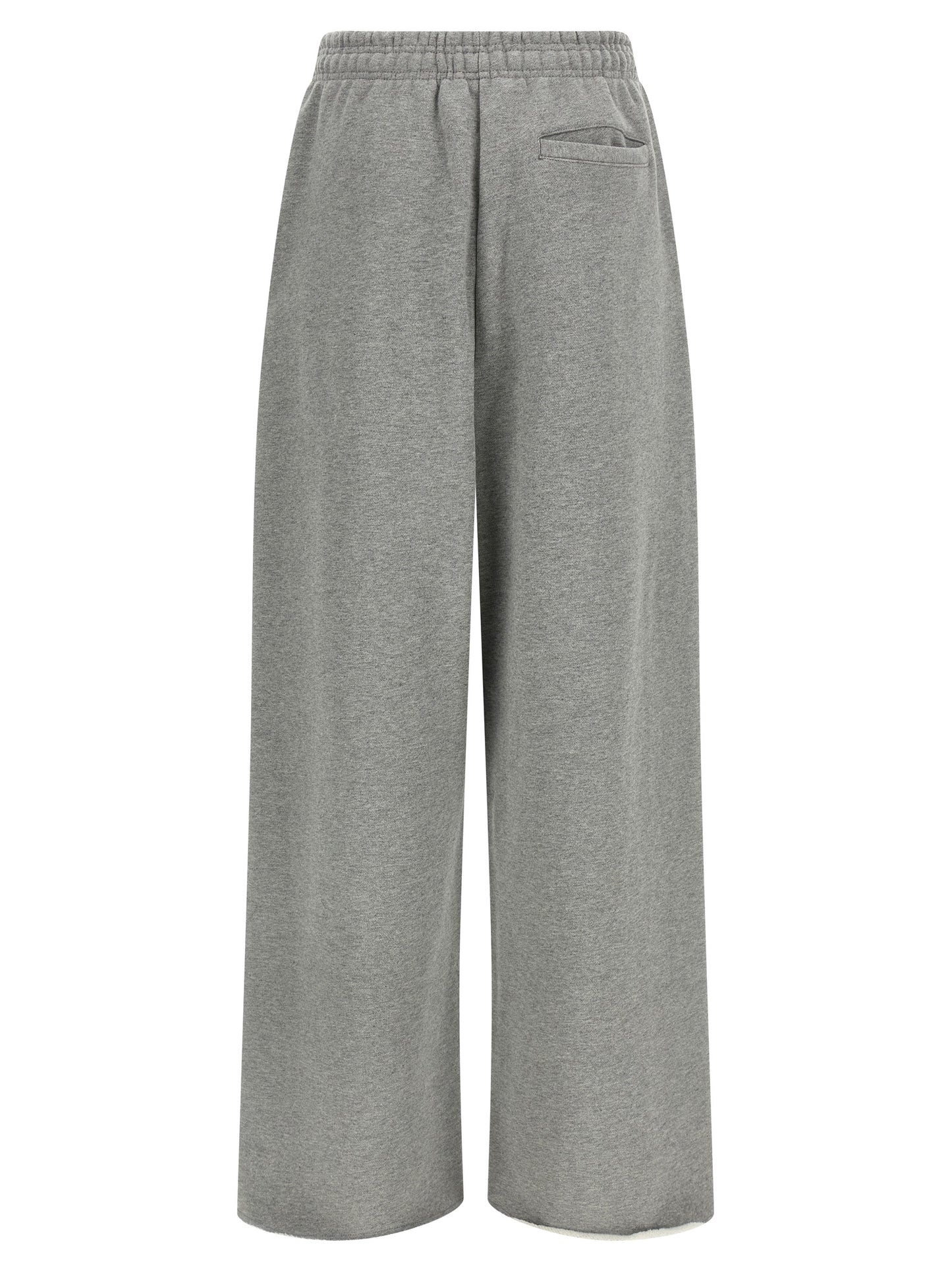 Joggers by Entire Studios for women in organic cotton gray features an refined tailoring silhouette, showcasing a premium straight-leg & wide with a and long cut for a refined tailoring look.