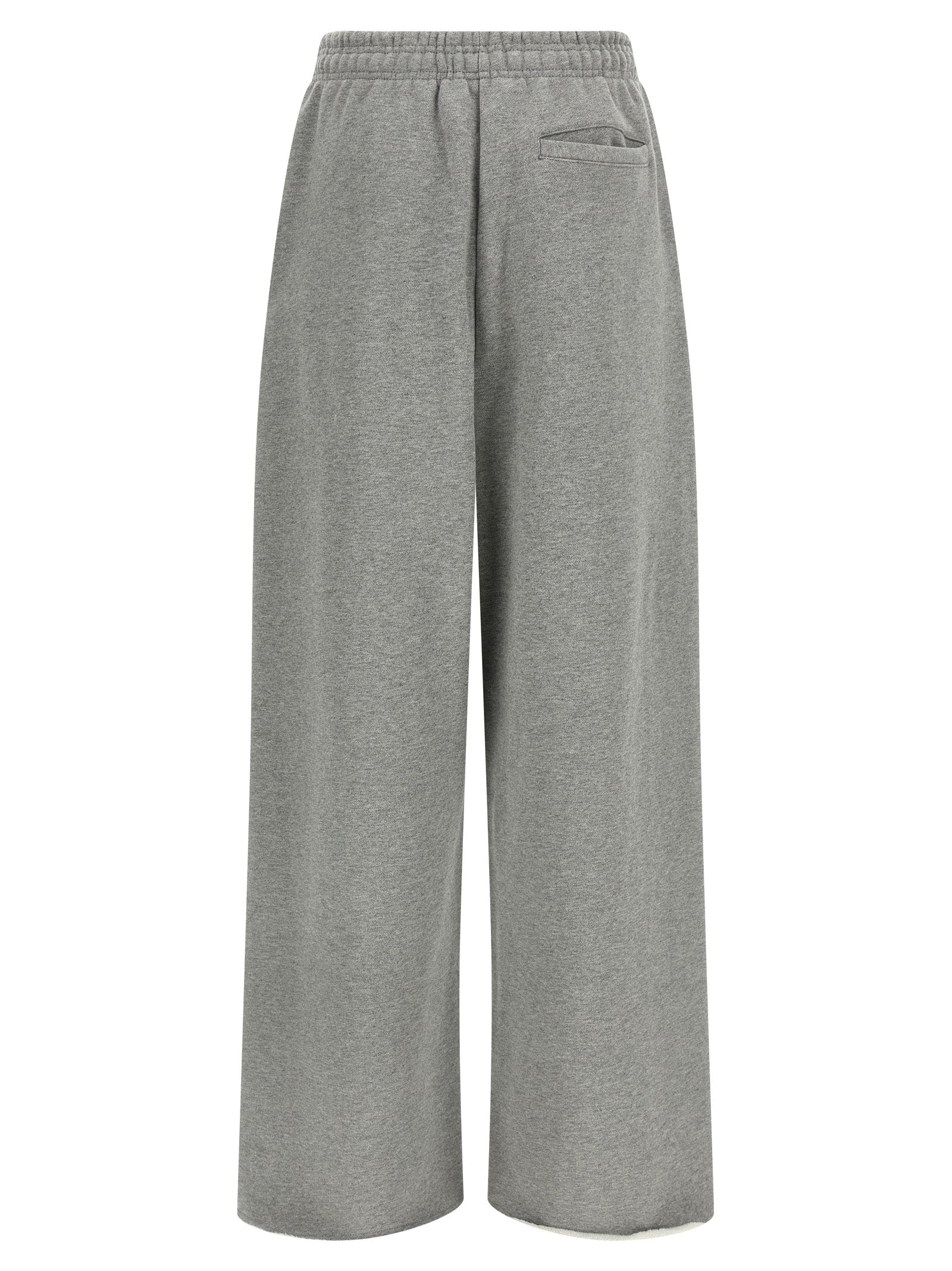 Joggers by Entire Studios for women in organic cotton gray features an refined tailoring silhouette, showcasing a premium straight-leg & wide with a and long cut for a refined tailoring look.