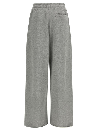 Joggers by Entire Studios for women in organic cotton gray features an refined tailoring silhouette, showcasing a premium straight-leg & wide with a and long cut for a refined tailoring look.