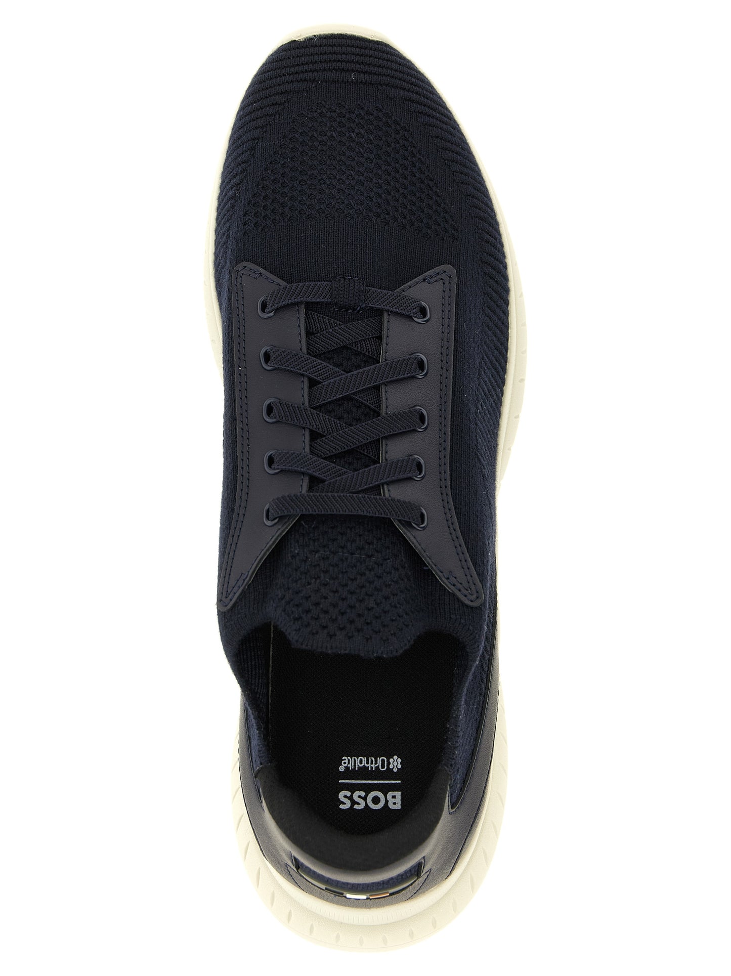 Athletic Sneakers Hugo Boss men eva & bos taurus cowhide leather blue featuring a avant-garde Men's Slip On EVA & Bos Taurus Cowhide Leather Athletic Sneakers design with a avant-garde slip-on style for a refined finish.