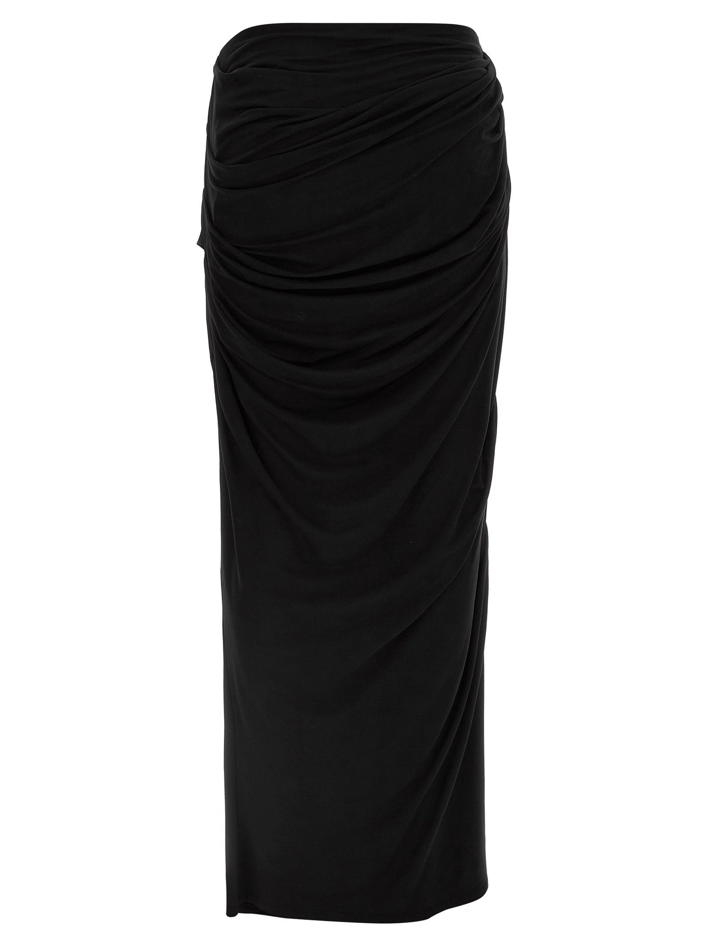 Entire Studios Women's Stretch Viscose Mini Skirt - Black
