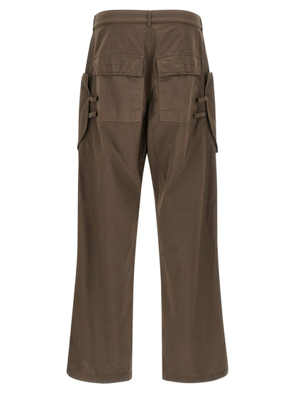 Cargo Pants by DRKSHDW for men in cotton brown & patterned presents a on trend silhouette, artfully finished with a on trend relaxed-fit & wide, long, and for a sophisticated look.