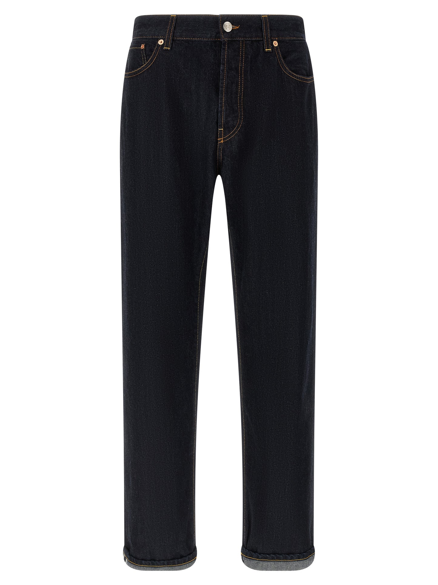 Jeans by Department 5 for men in denim cotton blue & signature features an sophisticated and straight-leg & wide with a precise long, creating a sophisticated and sophisticated silhouette.