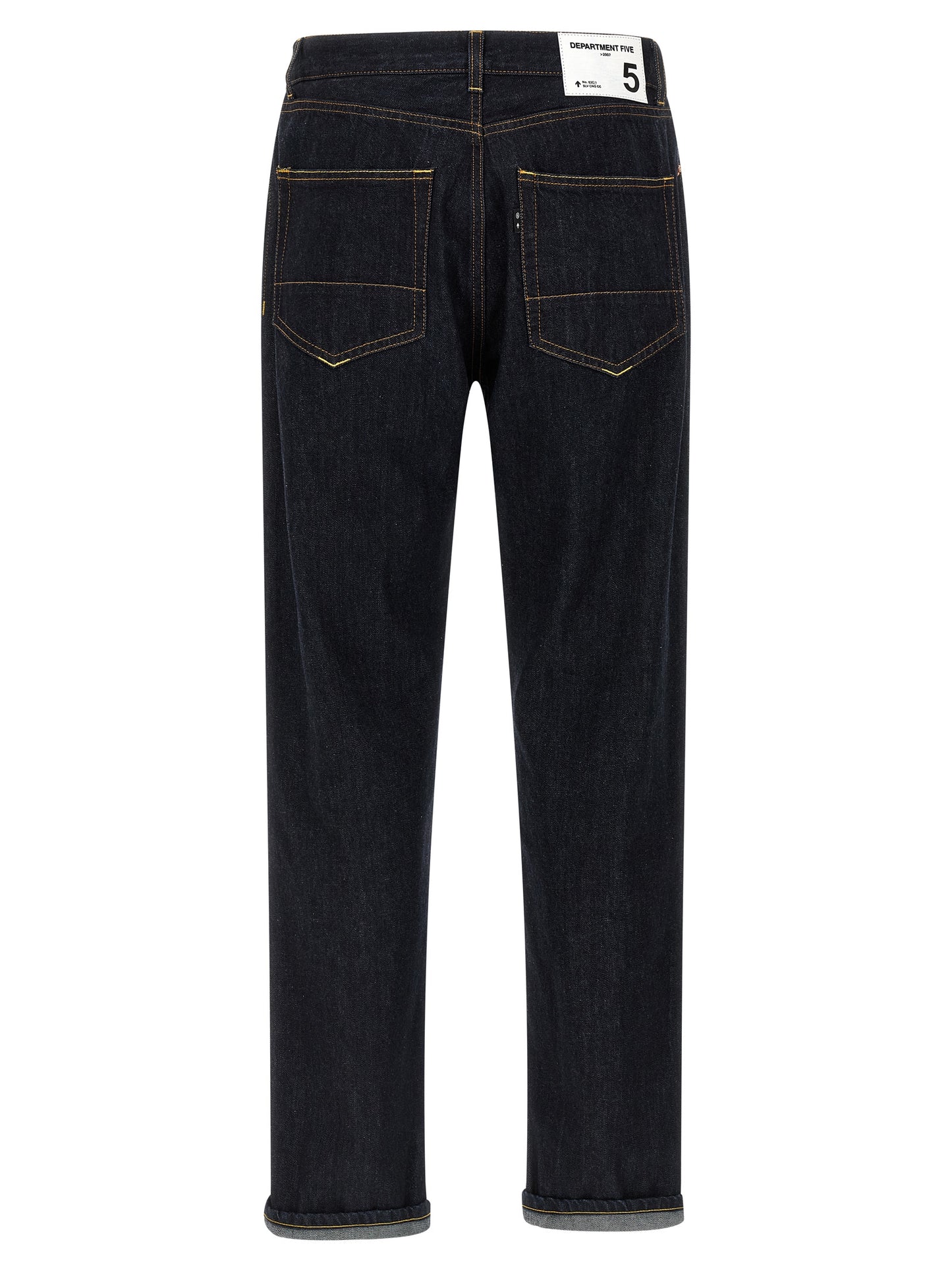 Jeans by Department 5 for men in denim cotton blue & signature features an sophisticated and straight-leg & wide with a precise long, creating a sophisticated and sophisticated silhouette.