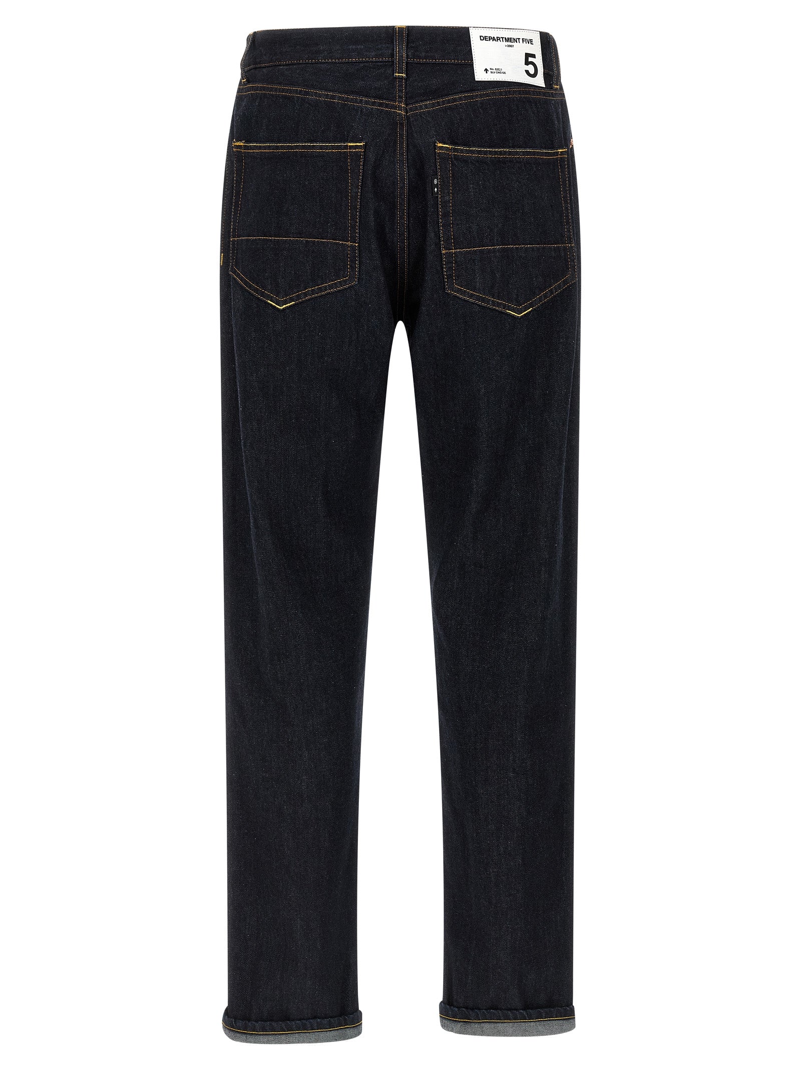 Jeans by Department 5 for men in denim cotton blue & signature features an sophisticated and straight-leg & wide with a precise long, creating a sophisticated and sophisticated silhouette.