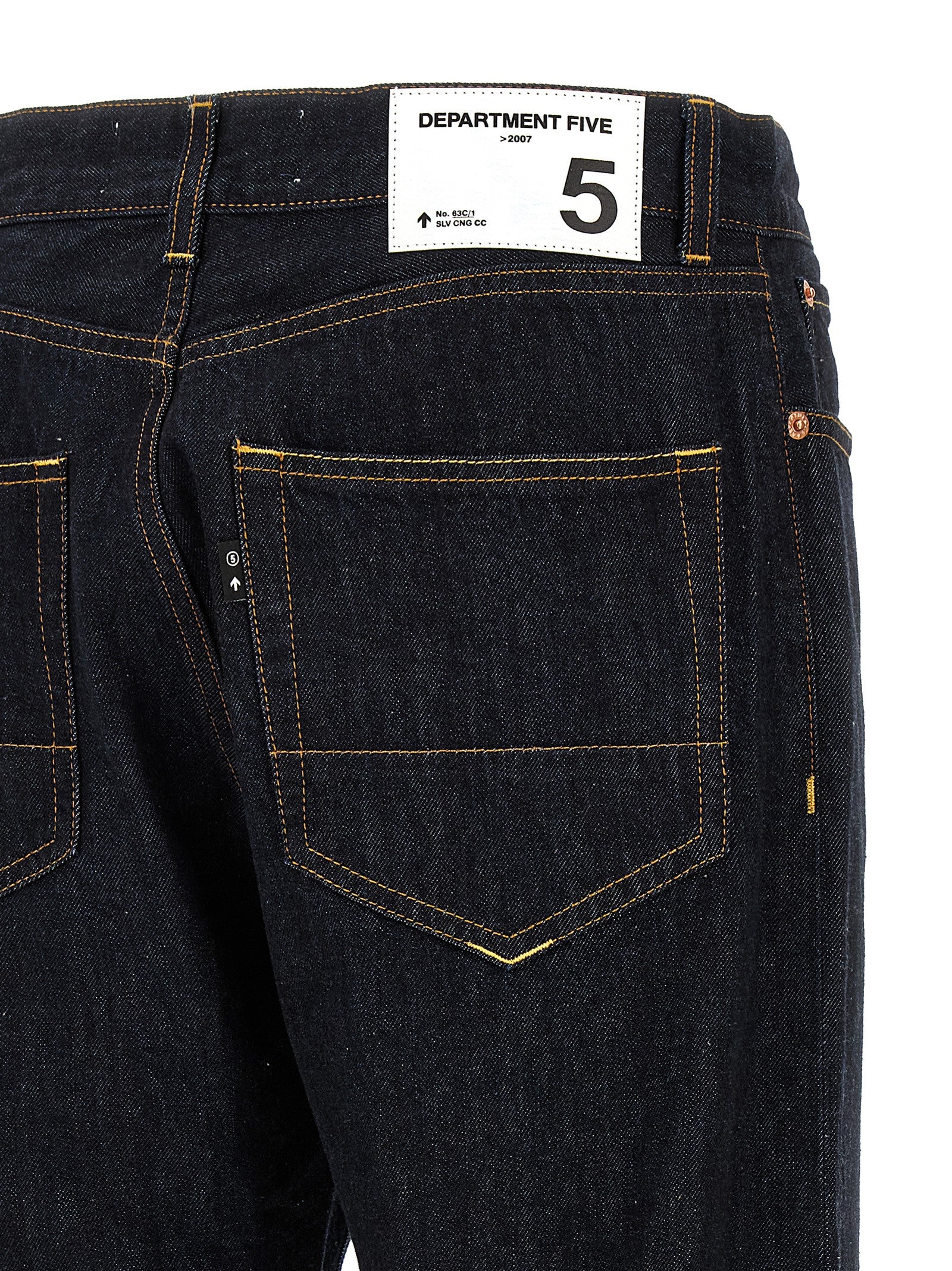 Jeans by Department 5 for men in denim cotton blue & signature features a refined silhouette with a refined straight-leg & wide, defined by a and a refined long for a refined finish.