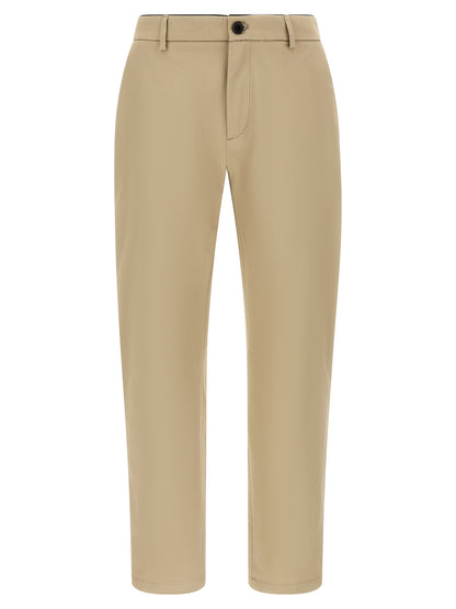 Trousers by Department 5 for men in stretch cotton beige features a sculptural silhouette, showcasing a sculptural cropped and cropped with a sophisticated for a sculptural finish.