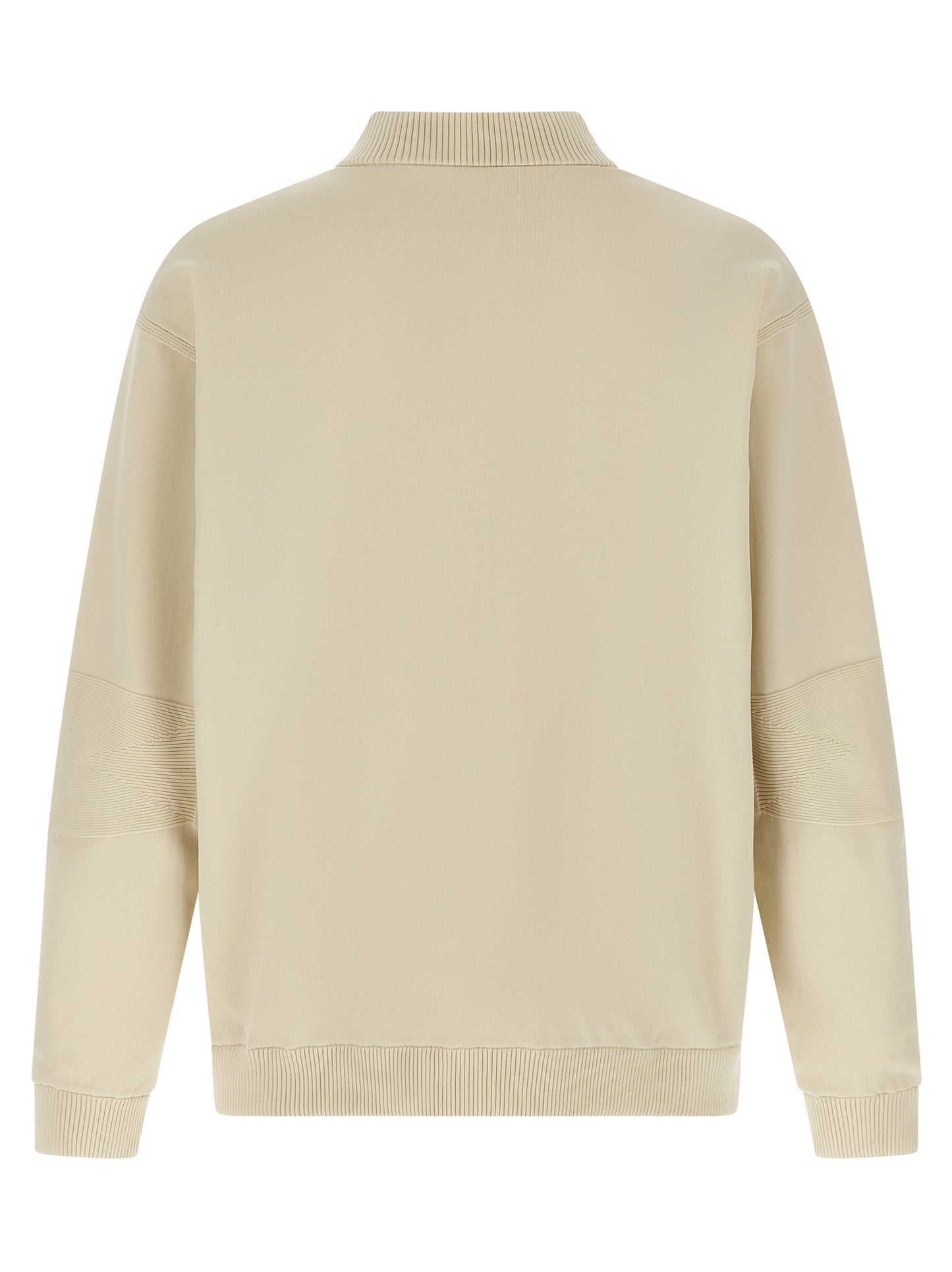 Bomber Jacket by Hugo Boss for men in polyamide beige features an contemporary silhouette, showcasing a sophisticated and contemporary pockets for a truly refined look.