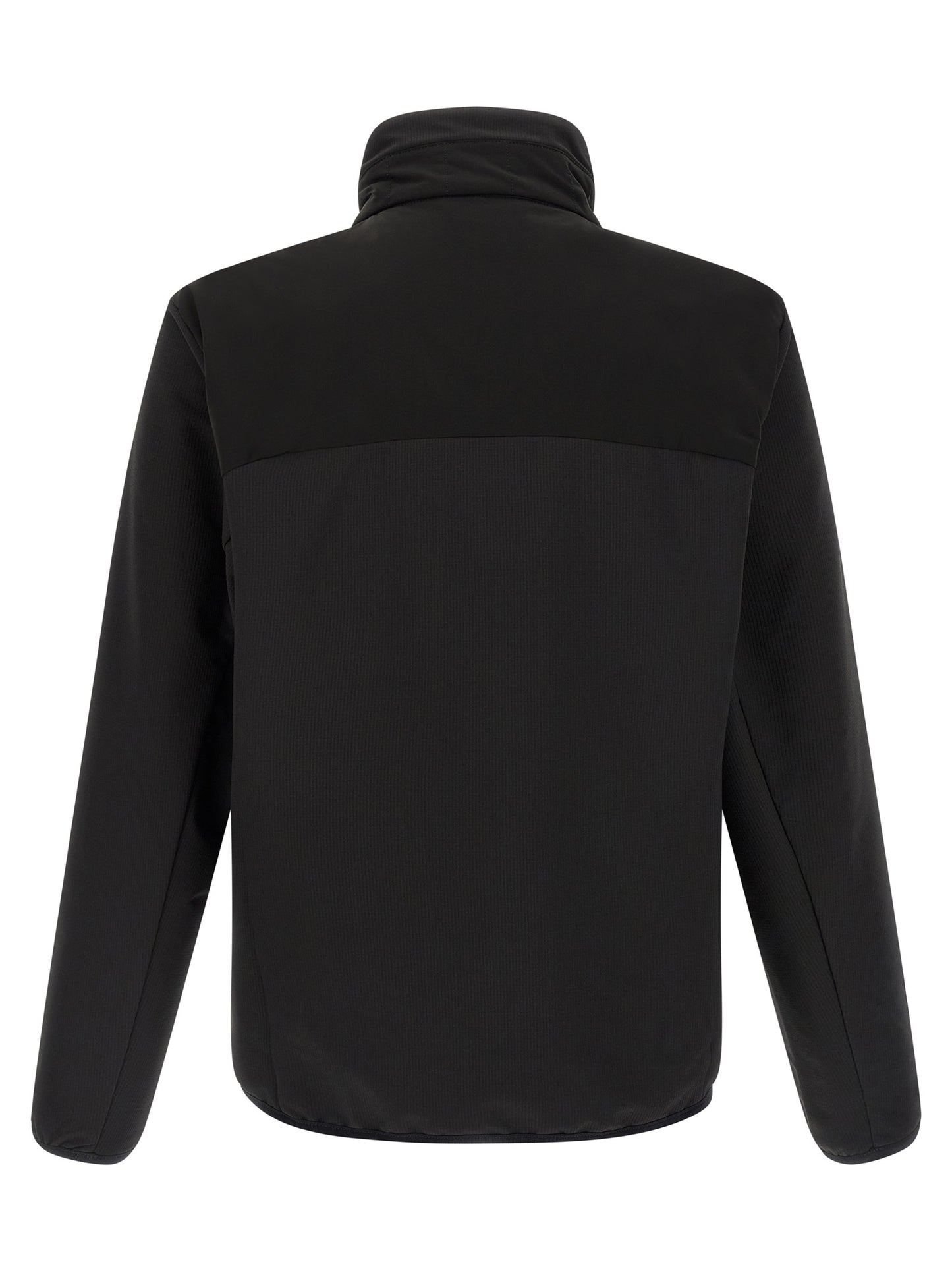 Windbreaker Jacket by Hugo Boss for men in stretch polyamide black features an magnificent silhouette, showcasing the sophisticated high-neck neckline and functional pockets & windproof for a premium, magnificent look.