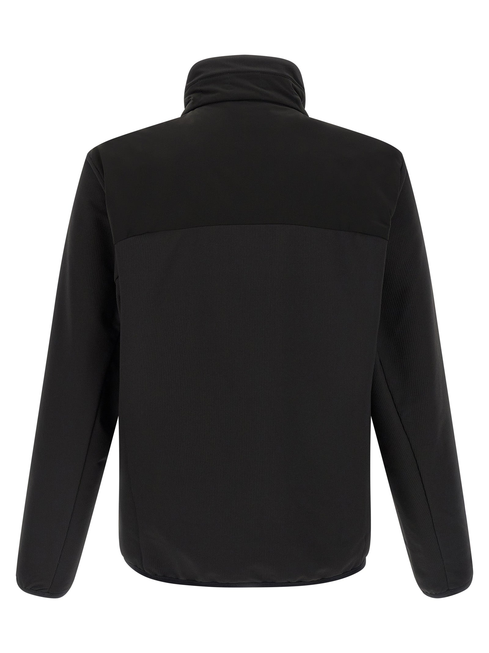 Windbreaker Jacket by Hugo Boss for men in stretch polyamide black features an magnificent silhouette, showcasing the sophisticated high-neck neckline and functional pockets & windproof for a premium, magnificent look.