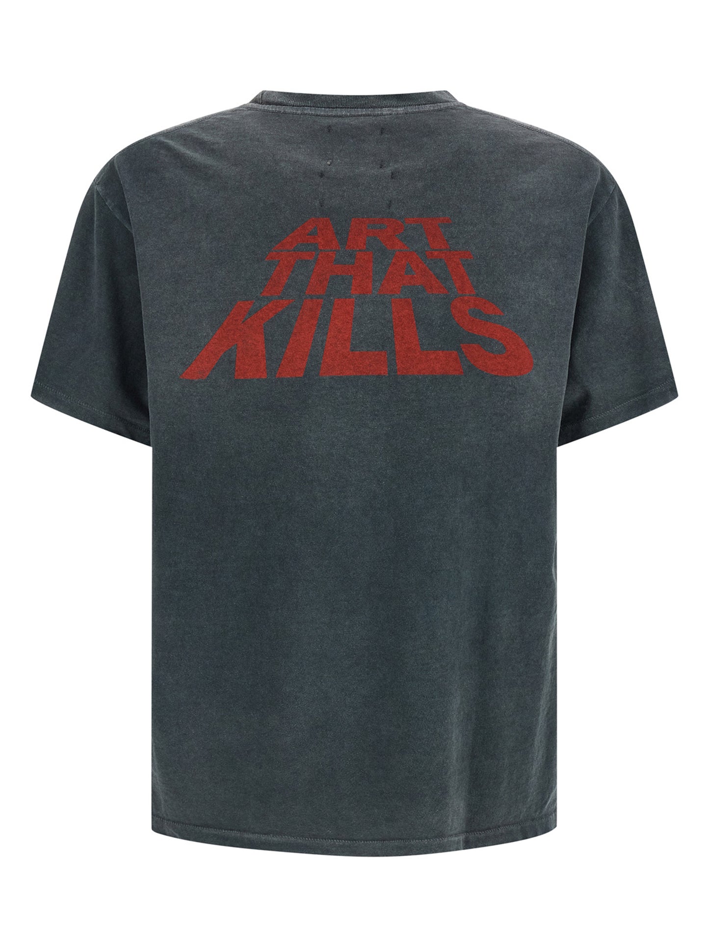 T-Shirt by GALLERY DEPT. for men in cotton black & print features a plush silhouette, showcasing a sophisticated crew neckline and for a truly plush finish.