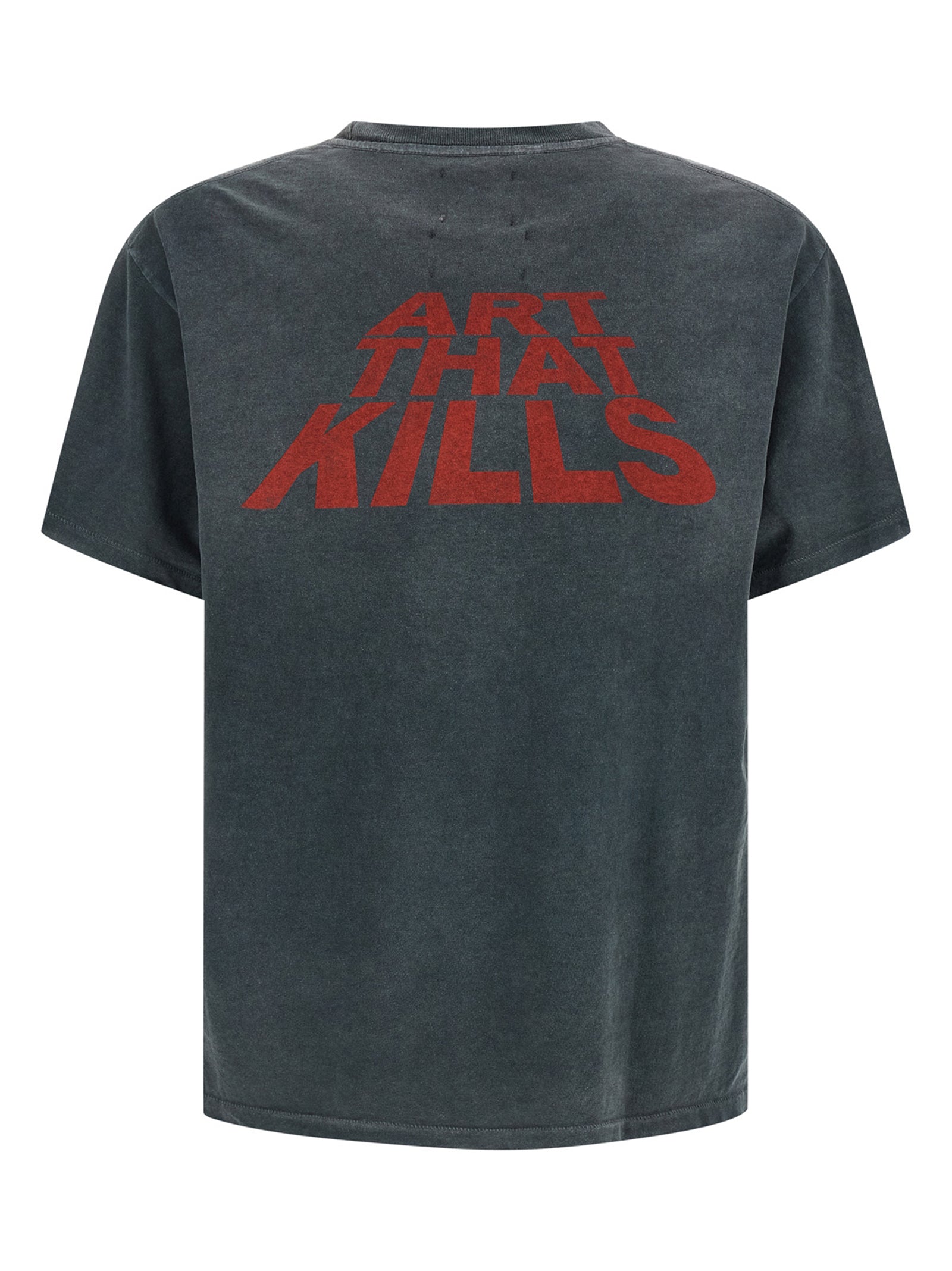 T-Shirt by GALLERY DEPT. for men in cotton black & print features a plush silhouette, showcasing a sophisticated crew neckline and for a truly plush finish.