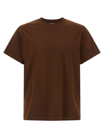 T-Shirt by Entire Studios for men in cotton brown showcases a unassuming silhouette, artfully detailed with a refined crew neckline and unassuming short-sleeve for a sophisticated, contemporary look.