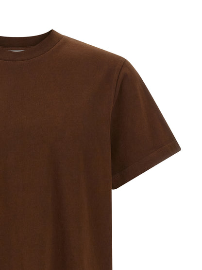 T-Shirt by Entire Studios for men in cotton brown features an on trend silhouette, perfectly showcasing a on trend and crew neckline for an elevated aesthetic.