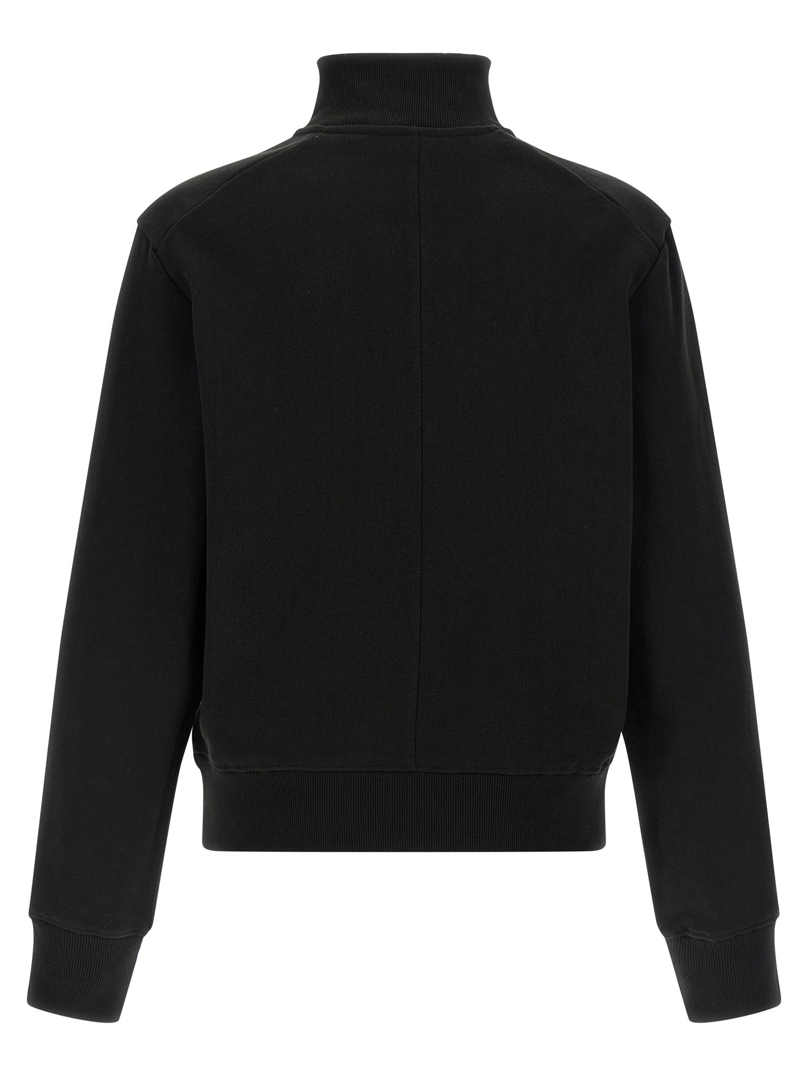Cardigan by Entire Studios for men in cotton black showcases a captivating silhouette, artfully detailed with a captivating and high-neck neckline for a truly sophisticated captivating look.