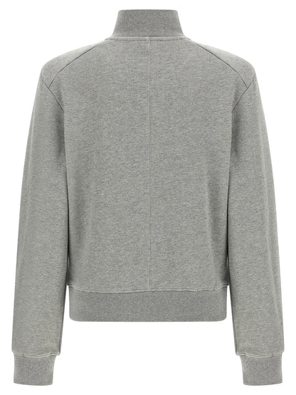 Cardigan by Entire Studios for men in cotton gray features a nuanced silhouette with a refined high-neck neckline and nuanced detailing for a sophisticated look.