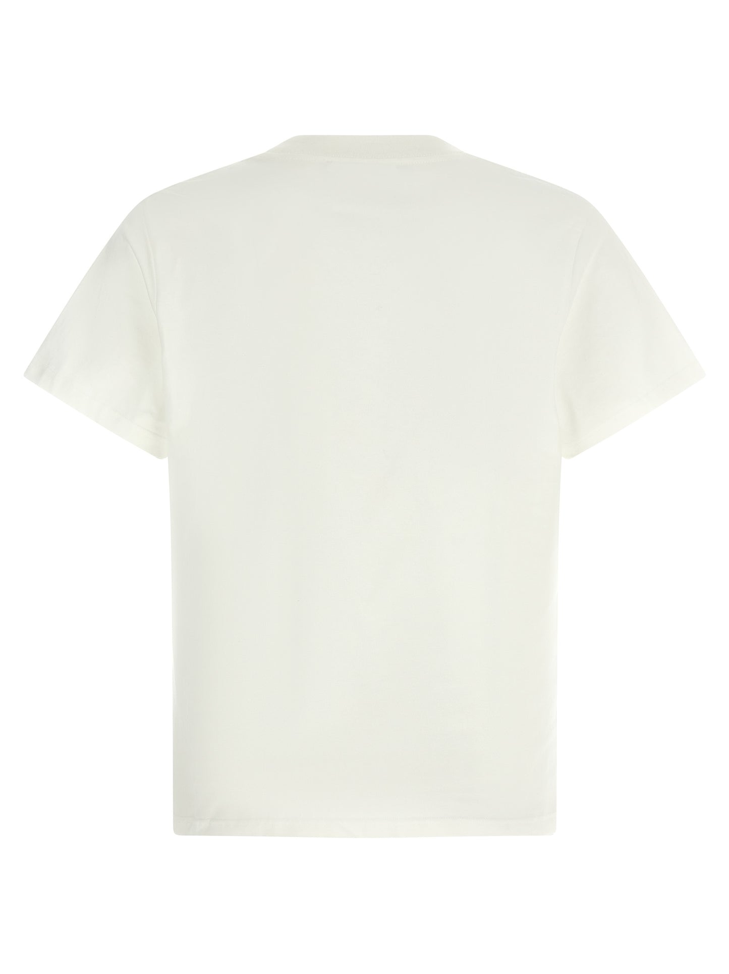 T-Shirt by Entire Studios for men in cotton white showcases a dramatic silhouette, elegantly detailed with a dramatic crew neckline and for a truly dramatic finish.