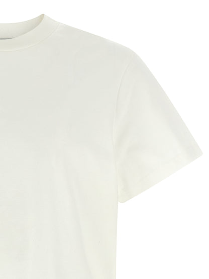 T-Shirt by Entire Studios for men in cotton white showcases a fashionable silhouette, elegantly detailed with a fashionable and crew neckline for a sophisticated, high-fashion look.