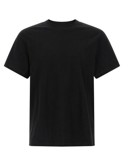 T-Shirt by Entire Studios for men in cotton black showcases a dramatic silhouette, elegantly detailed with a dramatic crew neckline and short-sleeve for a truly dramatic finish.