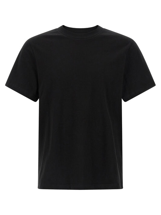 T-Shirt by Entire Studios for men in cotton black showcases a dramatic silhouette, elegantly detailed with a dramatic crew neckline and short-sleeve for a truly dramatic finish.