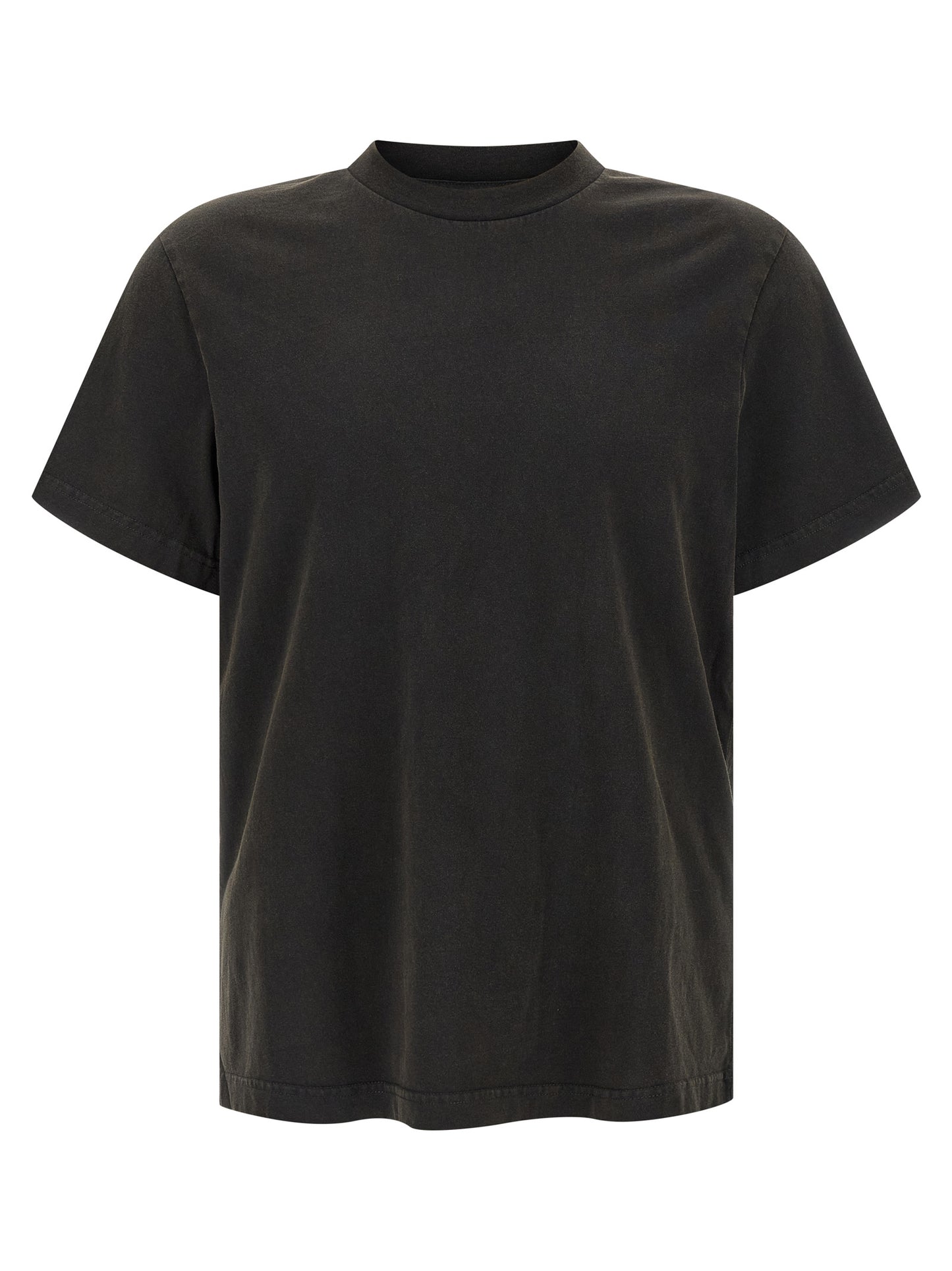T-Shirt by Entire Studios for men in cotton gray showcases a chic silhouette, artfully detailed with a chic crew neckline and short-sleeve for a chic finish.