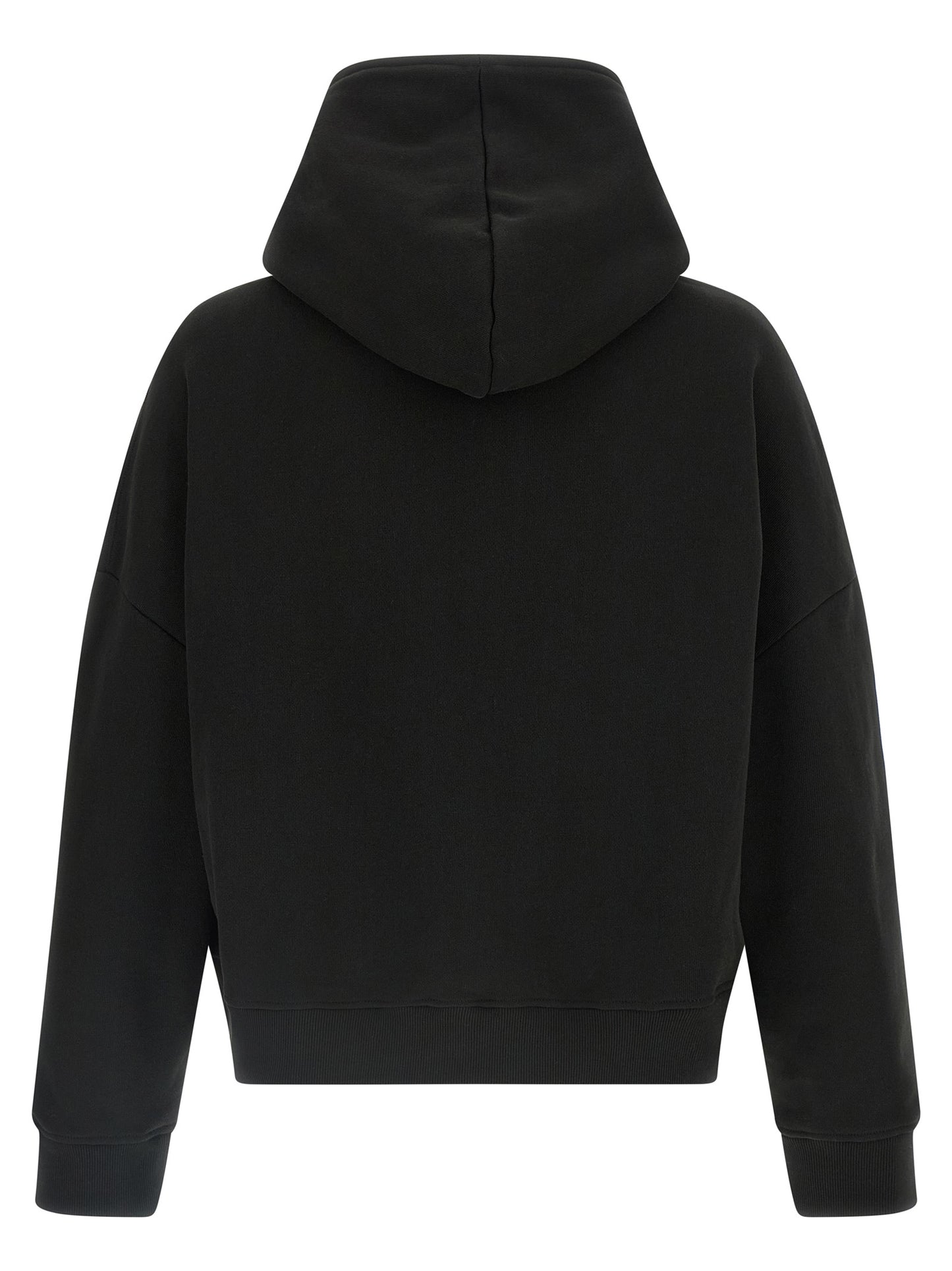 Sweatshirt Hoodie by Entire Studios for men in organic cotton black showcases a city-ready silhouette, artfully detailed with a signature hooded neckline and for a city-ready finish.