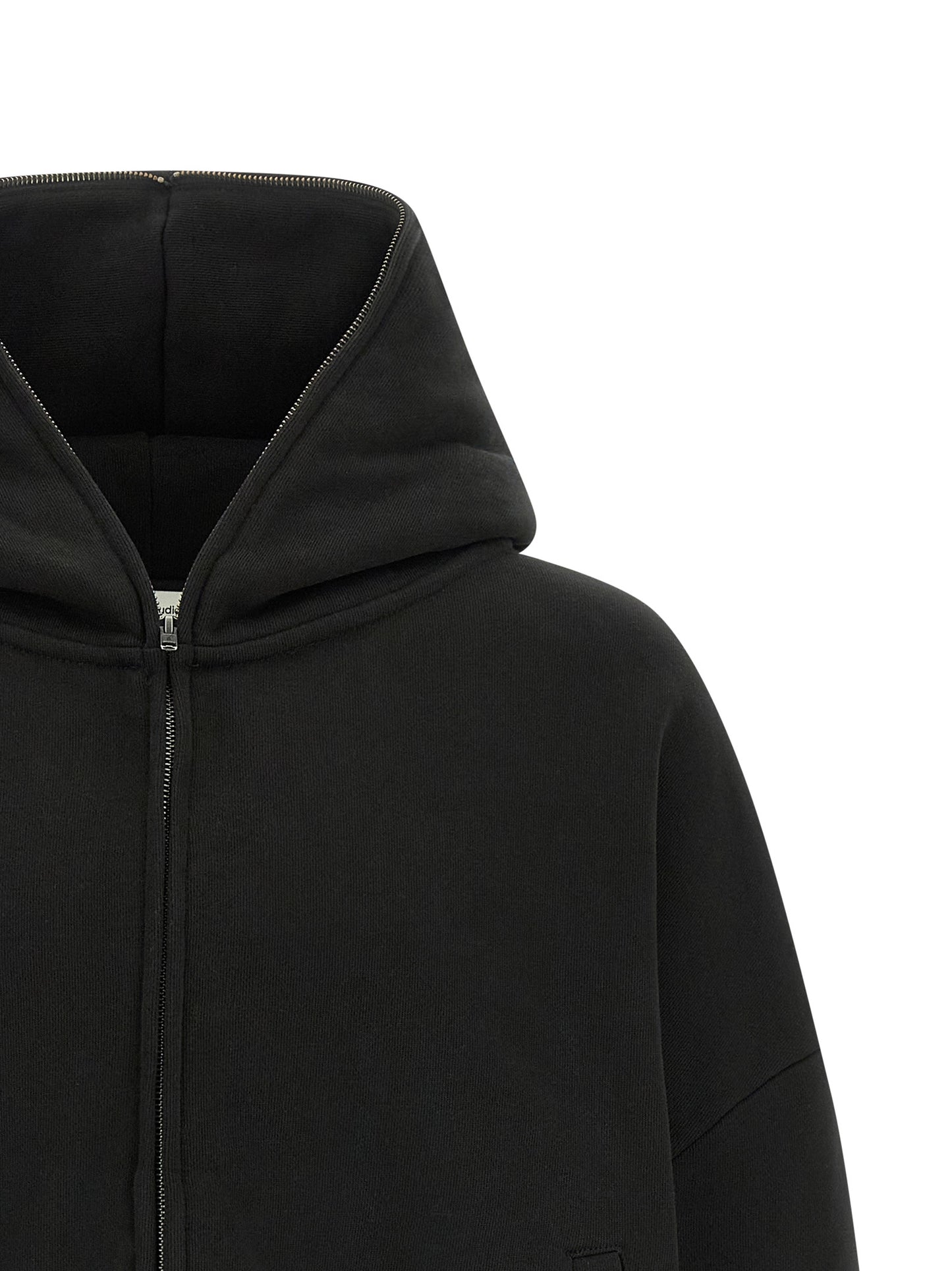 Sweatshirt Hoodie by Entire Studios for men in organic cotton black features a edgy silhouette, detailed with a edgy hooded neckline and for a refined finish.