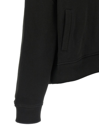Sweatshirt Hoodie by Entire Studios for men in organic cotton black features an luminous silhouette, showcasing a sophisticated hooded neckline and for a truly luminous look.