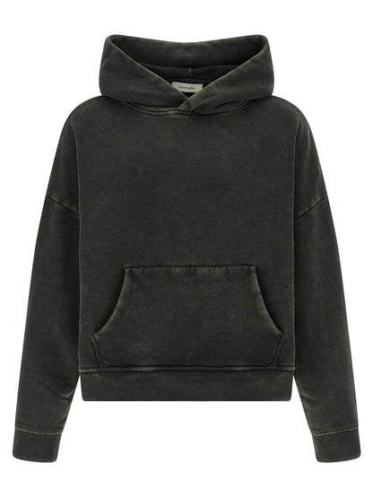 Sweatshirt Hoodie by Entire Studios for men in organic cotton gray features a slouchy chic silhouette, detailed with a slouchy chic long-sleeve and a signature hooded neckline for an elevated aesthetic.