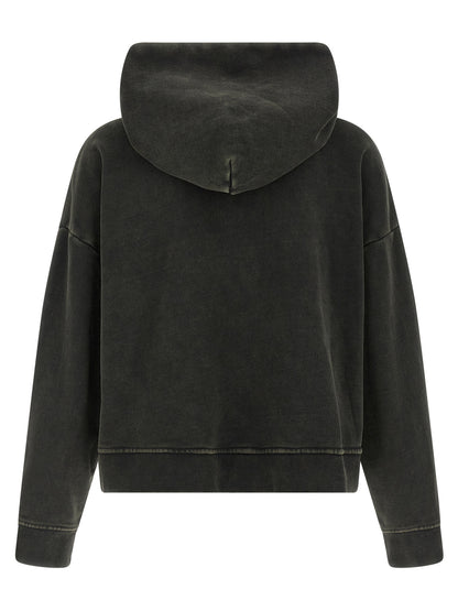 Sweatshirt Hoodie by Entire Studios for men in organic cotton gray features an luminous silhouette, showcasing a sophisticated hooded neckline and for a truly luminous look.