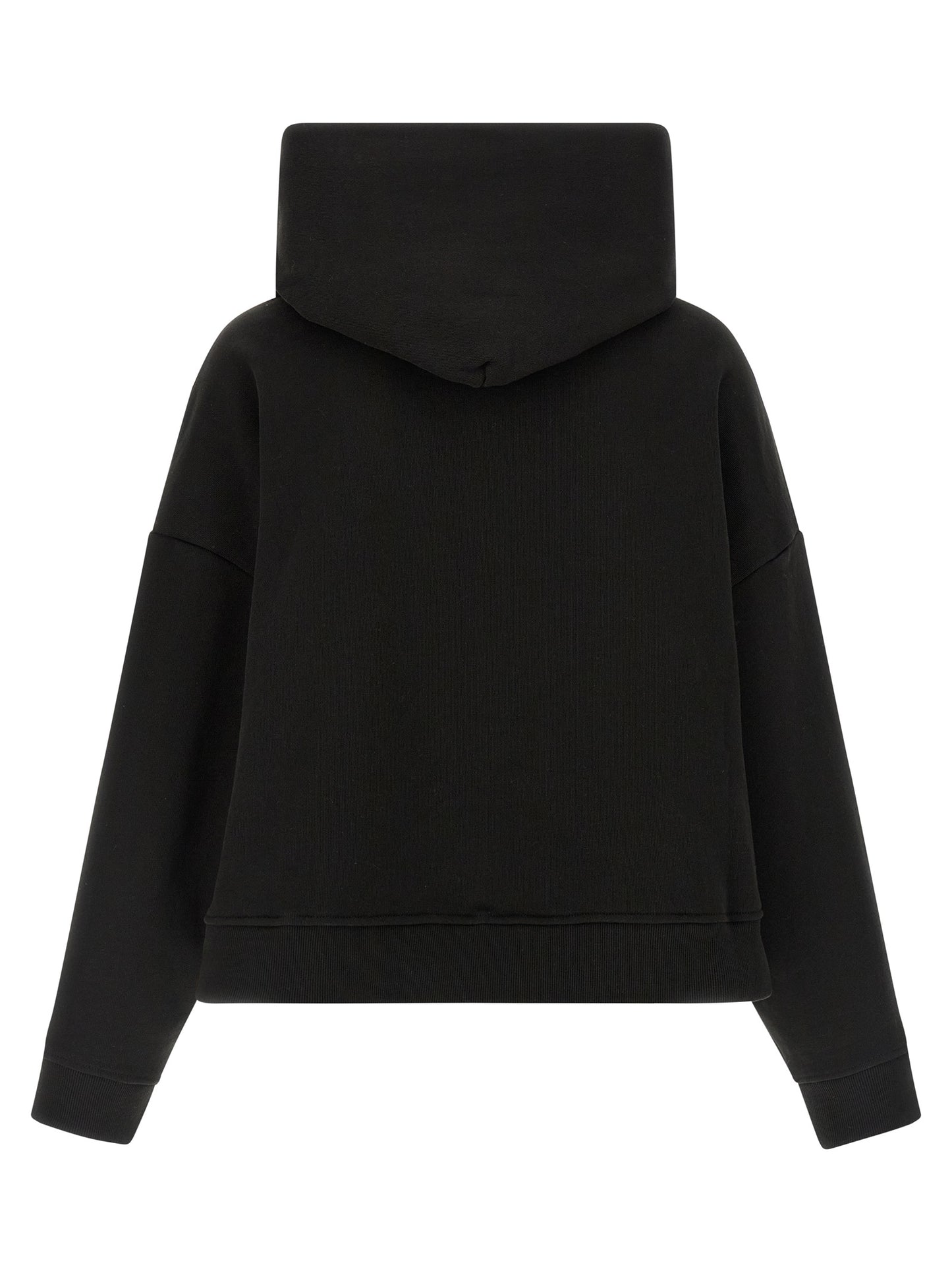 Sweatshirt Hoodie by Entire Studios for men in organic cotton black features a authentic silhouette, showcasing a sophisticated hooded neckline and authentic detail for a refined finish.