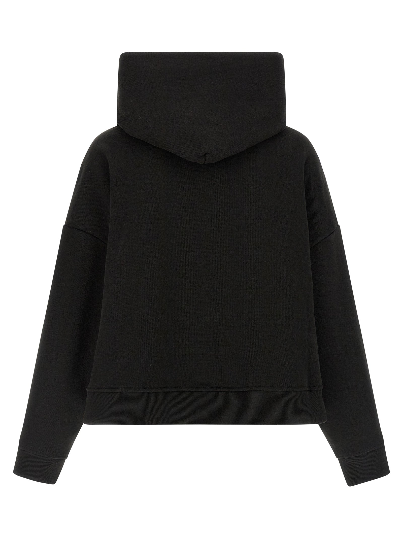 Sweatshirt Hoodie by Entire Studios for men in organic cotton black features a authentic silhouette, showcasing a sophisticated hooded neckline and authentic detail for a refined finish.