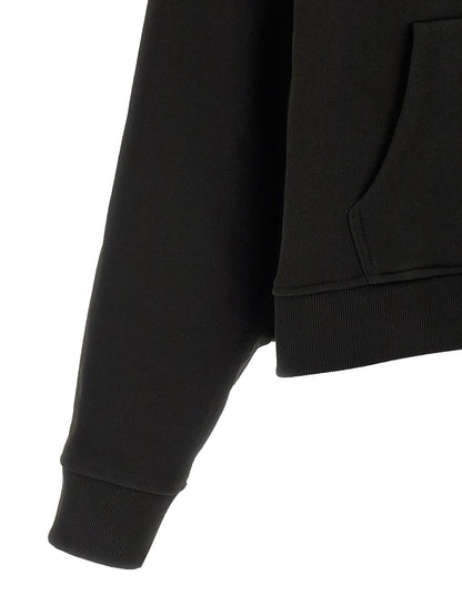 Sweatshirt Hoodie by Entire Studios for men in organic cotton black features a edgy silhouette, detailed with a edgy hooded neckline and for a refined finish.